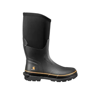 15" Mudrunner Waterproof Rubber Soft Toe Boot Black