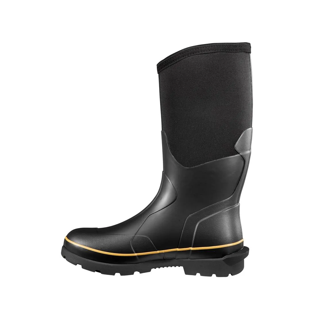 15" Mudrunner Waterproof Rubber Soft Toe Boot Black