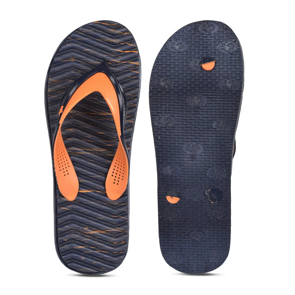 A-HA Casual Blue Flip Flop For Men HUNK-2 By Liberty