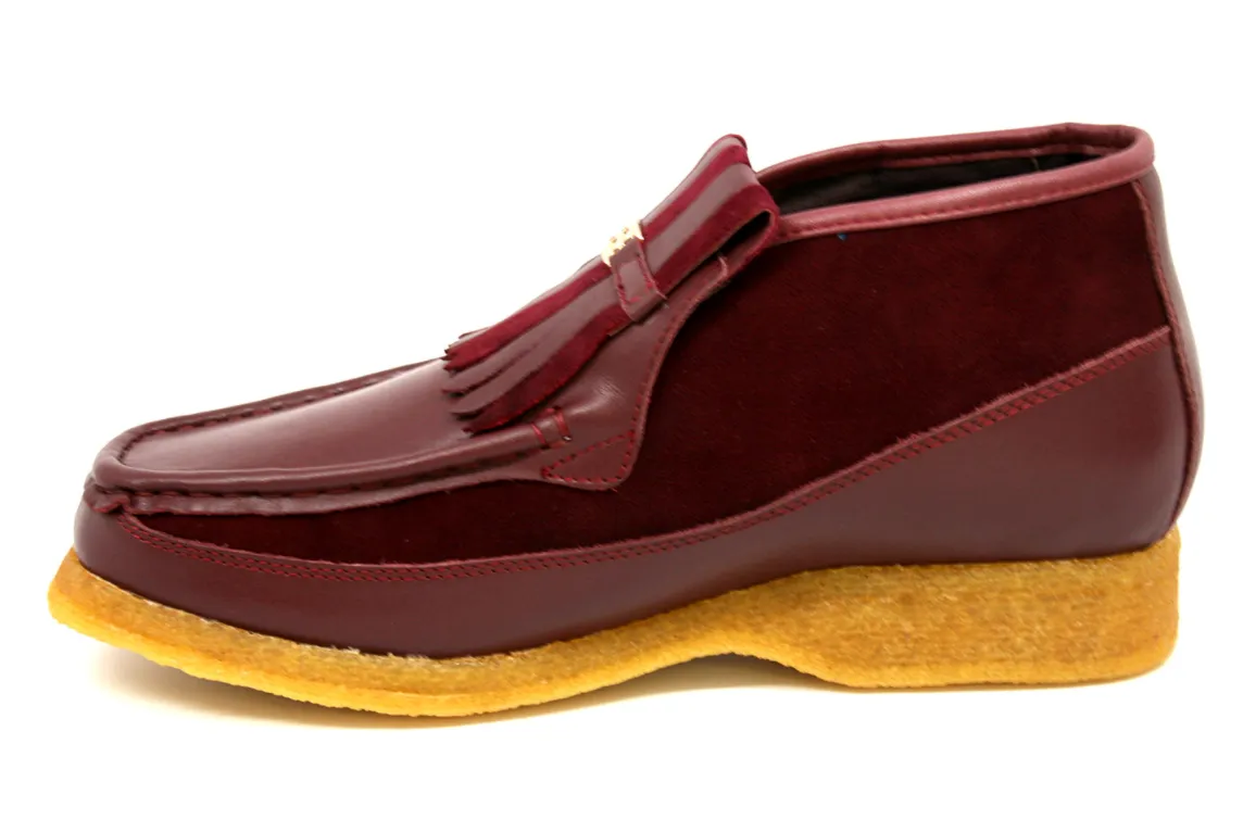 Apollo Leather & Suede - Handmade British Shoe with Crepe Sole