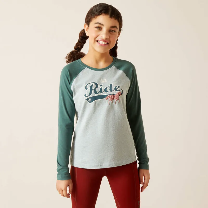 Ariat Girl's Let's Ride Tee