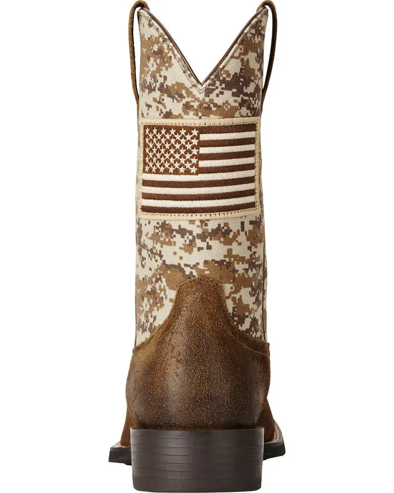 Ariat Men's Camo Patriot Western Boot