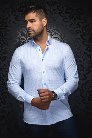 Au Noir Stretch Shirt | Alexander-WPC Light Blue