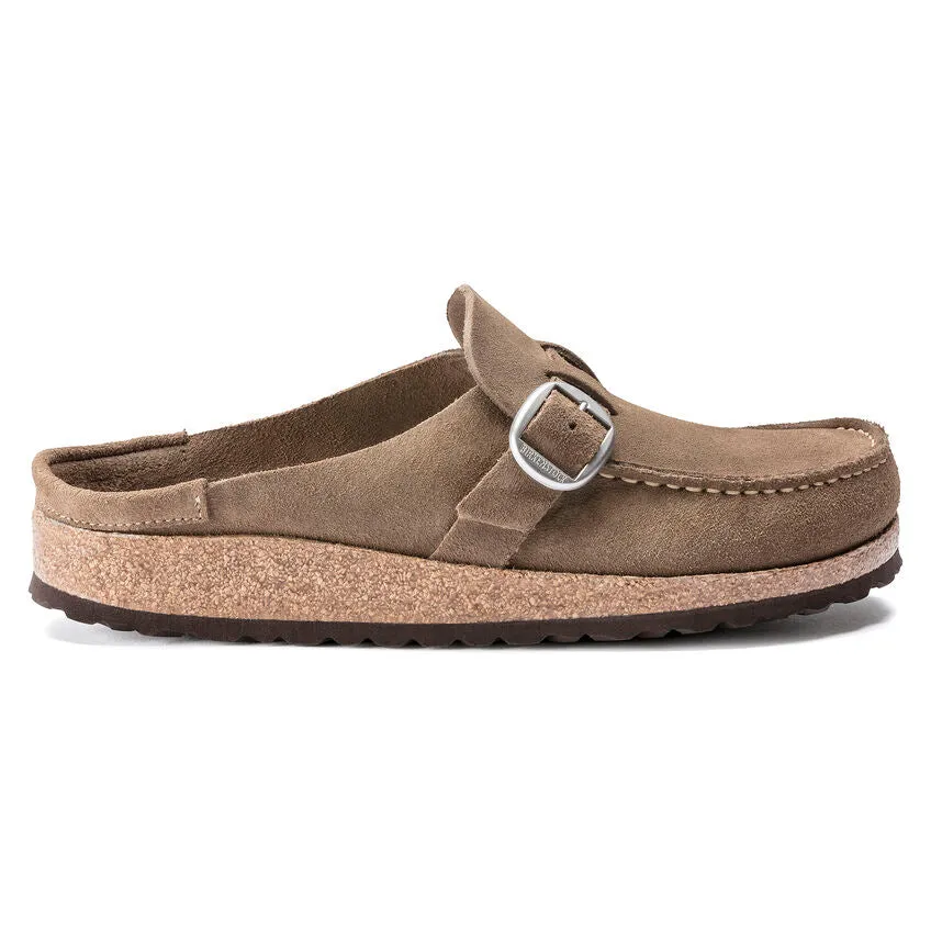 Birkenstock Women's Buckley Suede Leather (Grey Taupe)