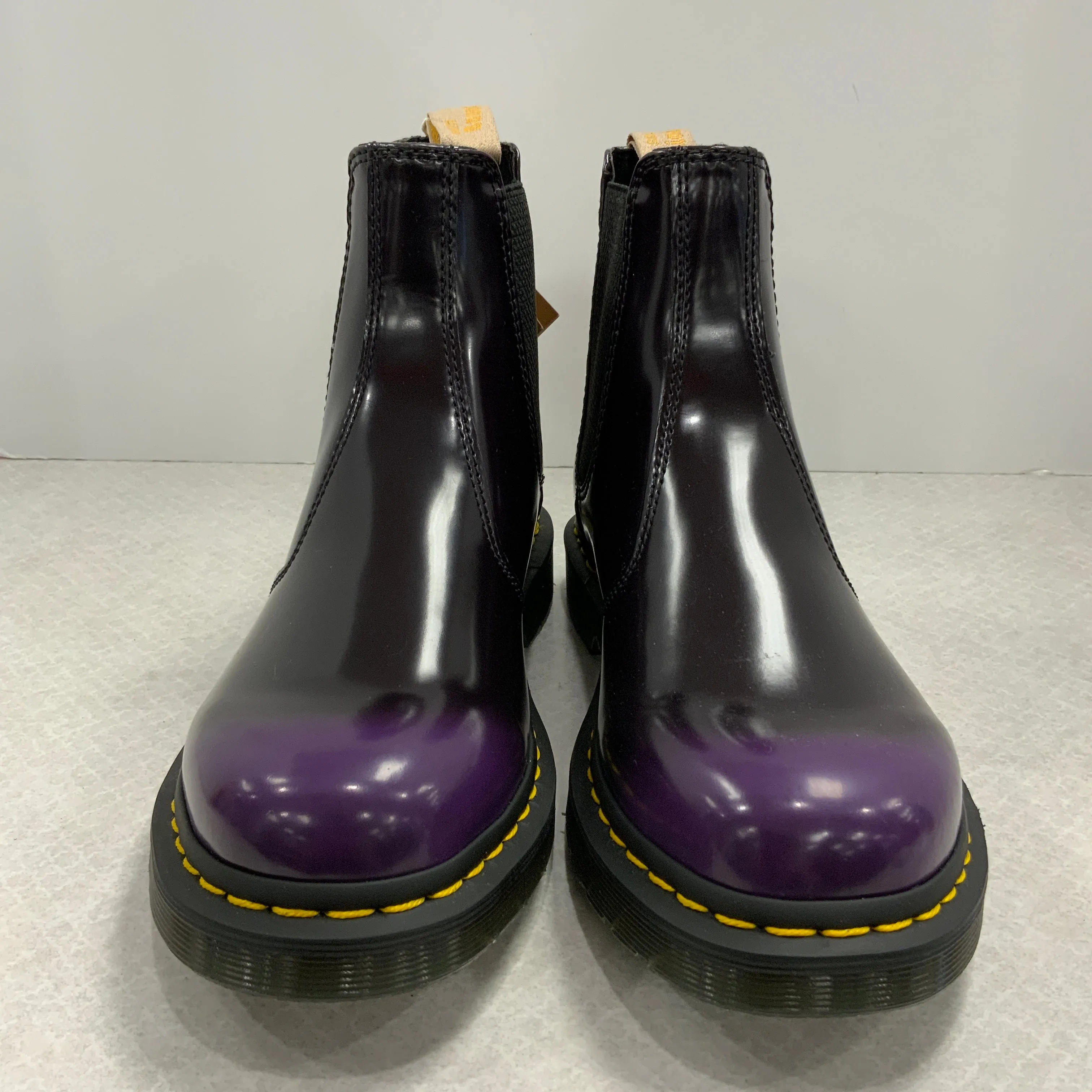 Boots Ankle Flats By Dr Martens In Purple, Size: 9