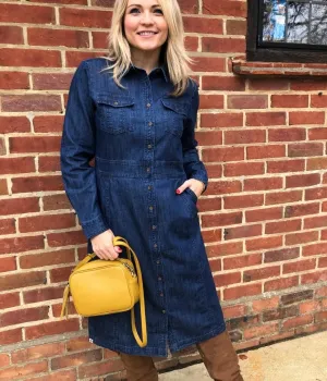 Brakeburn Denim Shirt Dress