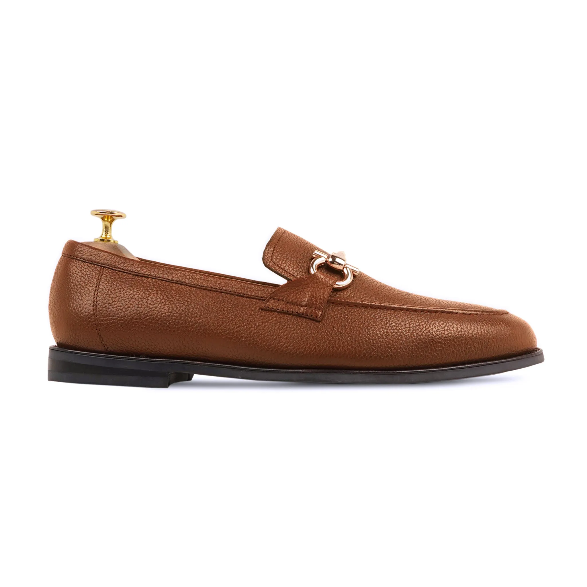 BUCHAREST - TAN PEBBLE GRAIN LOAFER