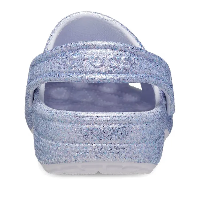 Crocs Kids Youths - Glitter Crocs Frosted  Sparkle Lavender