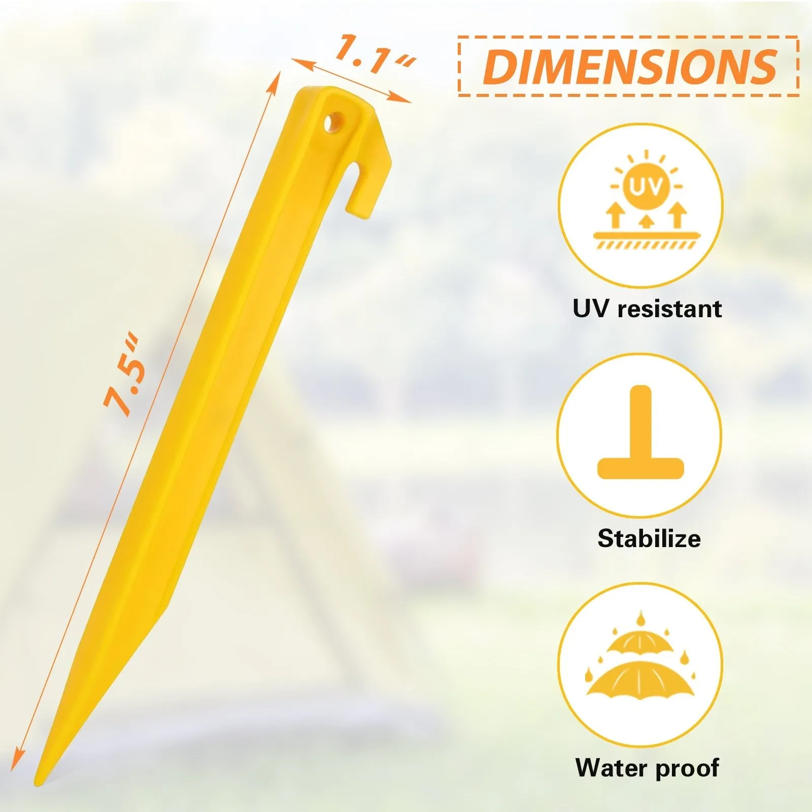 EAGLE PEAK 8 Pack Tent Stakes