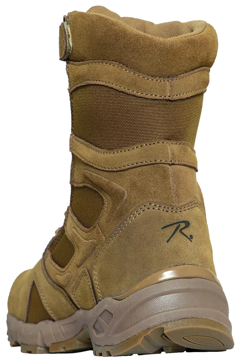 Forced Entry Deployment Boots With Side Zipper - 8 Inch