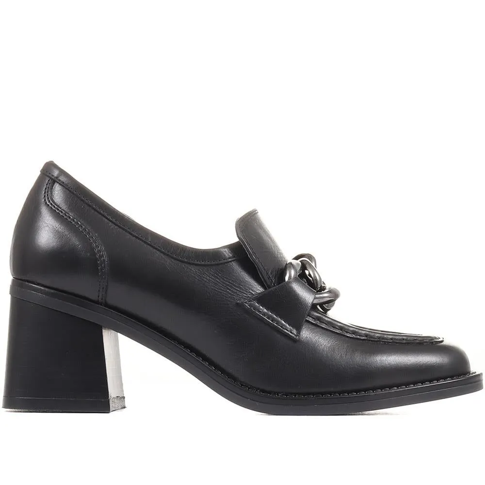 Genevra Chunky Heeled Loafers - GENEVRA / 323 018