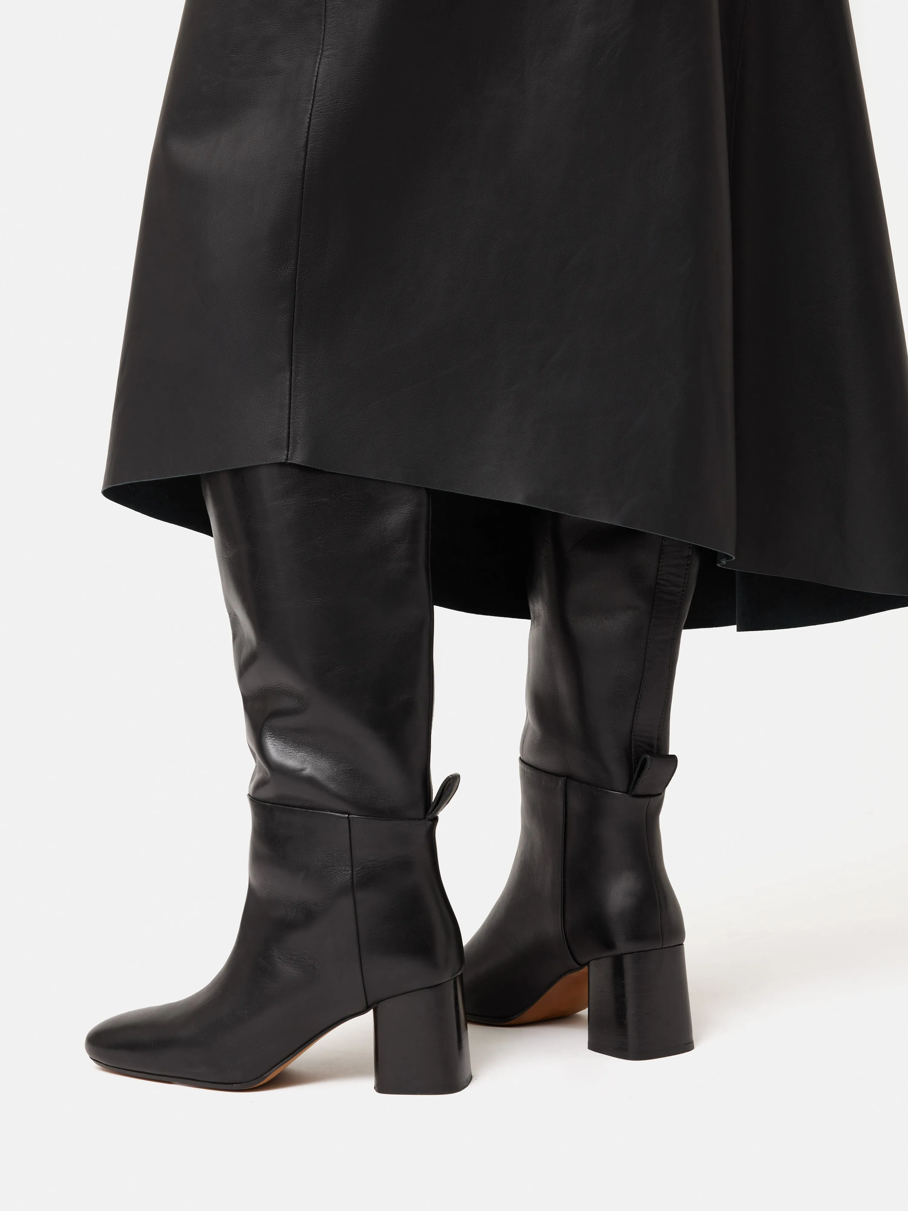 Heeled Riding Boot | Black