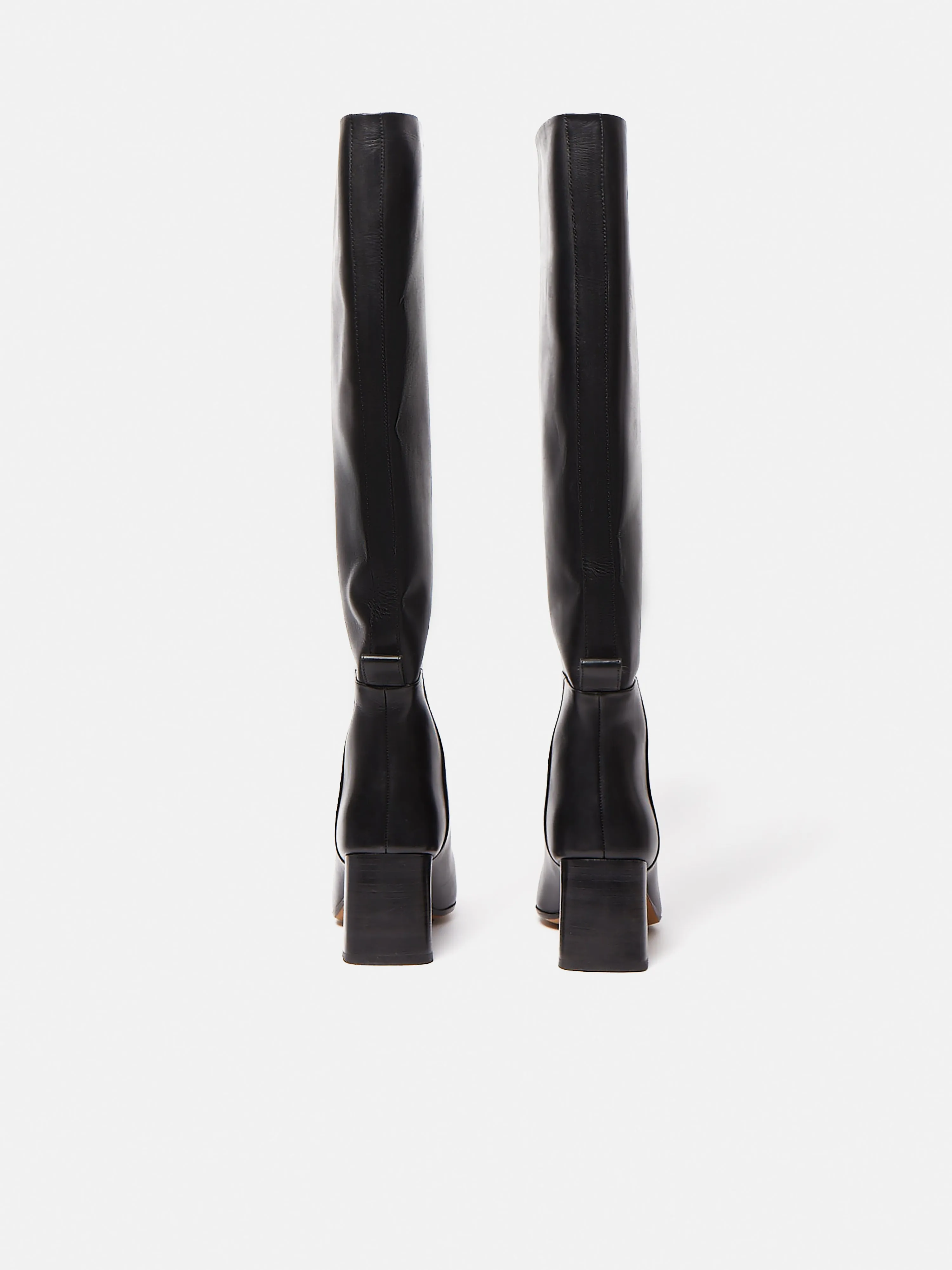 Heeled Riding Boot | Black