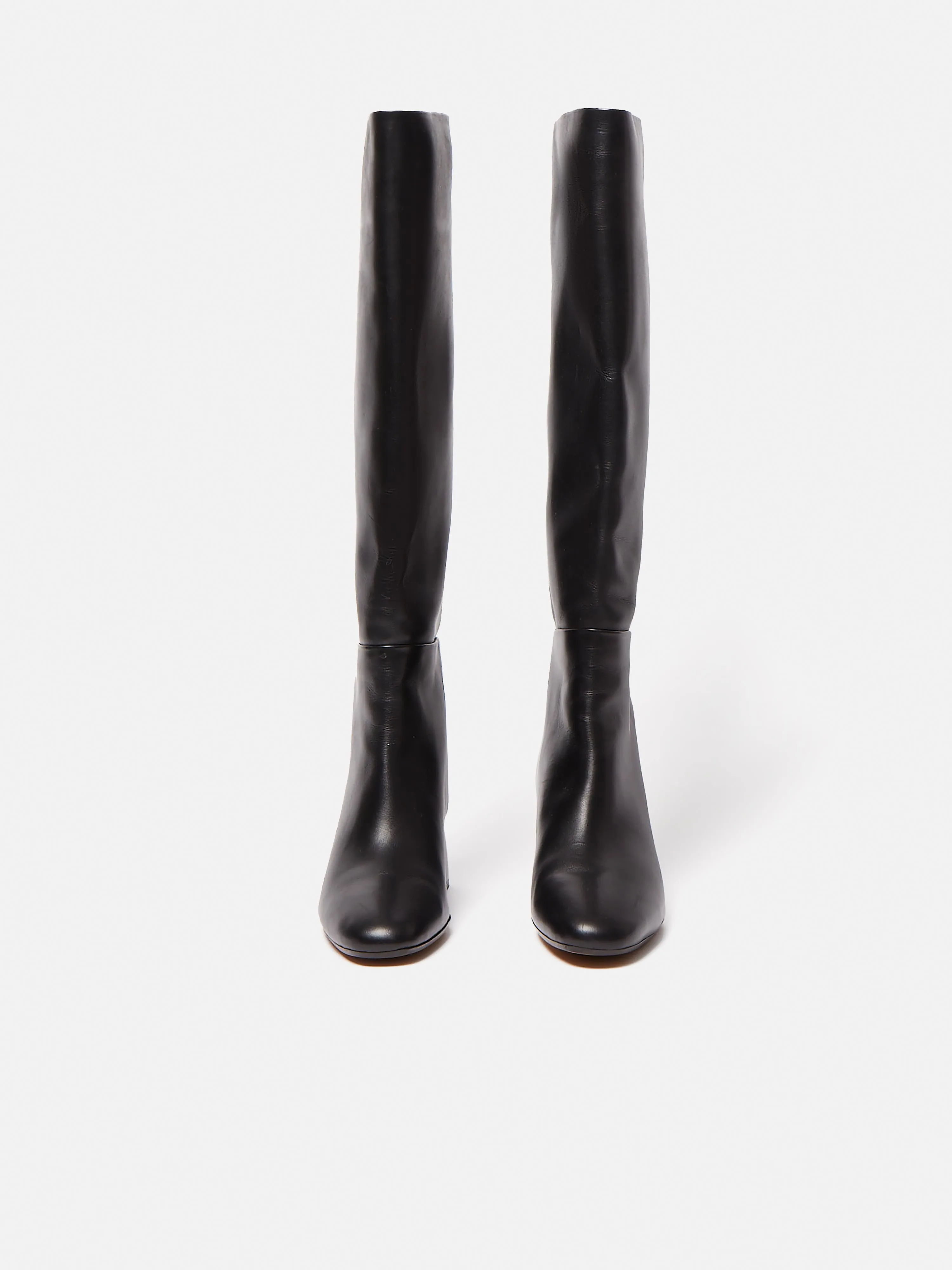 Heeled Riding Boot | Black