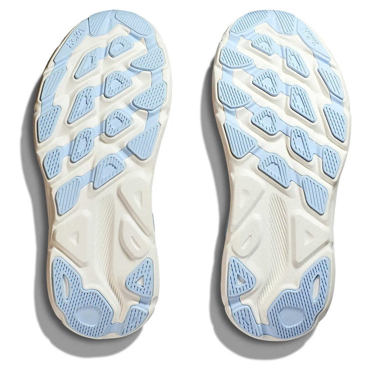 Hoka Clifton 9 Womens Running Shoes in Airy Blue and Ice Water