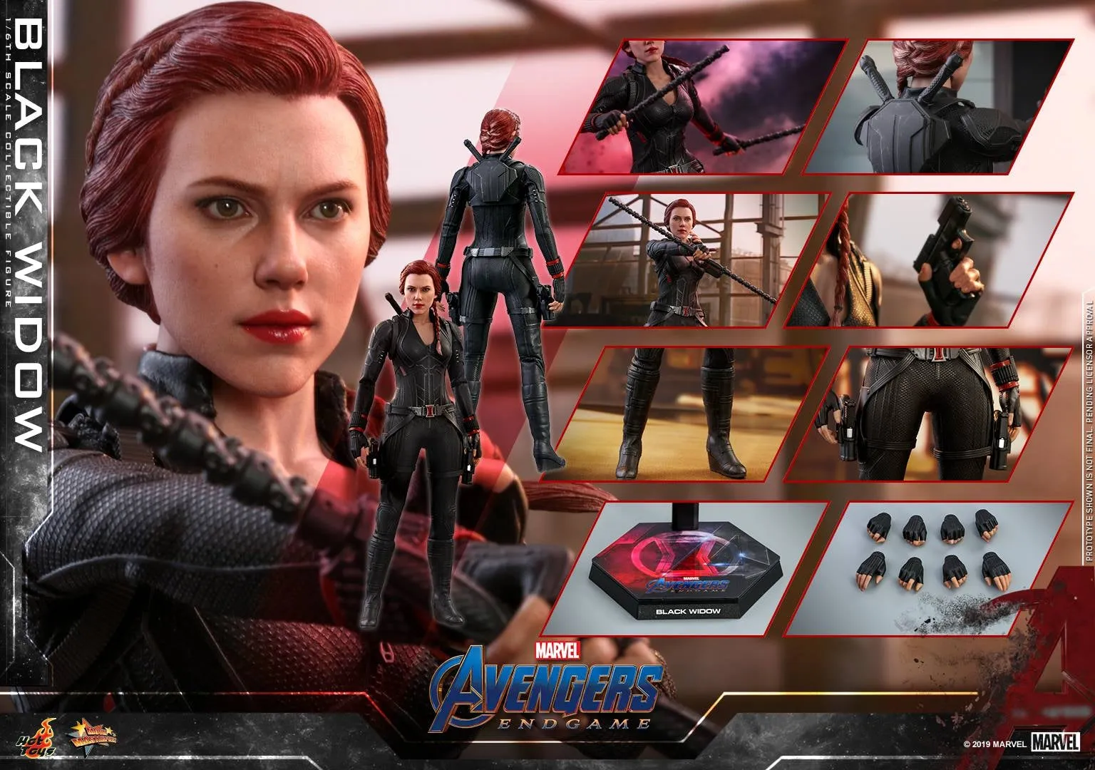 Hot Toys - MMS533 - Avengers Endgame - 1/6th scale Black Widow Collectible Figure