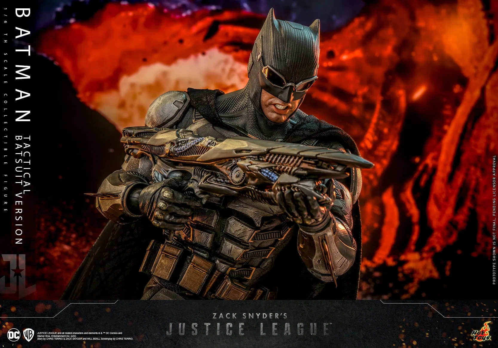 Hot Toys - TMS085 - Zack Snyder's Justice League - 1/6th scale Batman (Tactical Batsuit Version) Collectible Figure