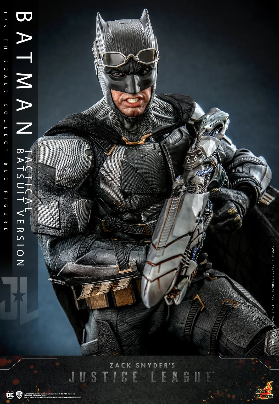 Hot Toys - TMS085 - Zack Snyder's Justice League - 1/6th scale Batman (Tactical Batsuit Version) Collectible Figure