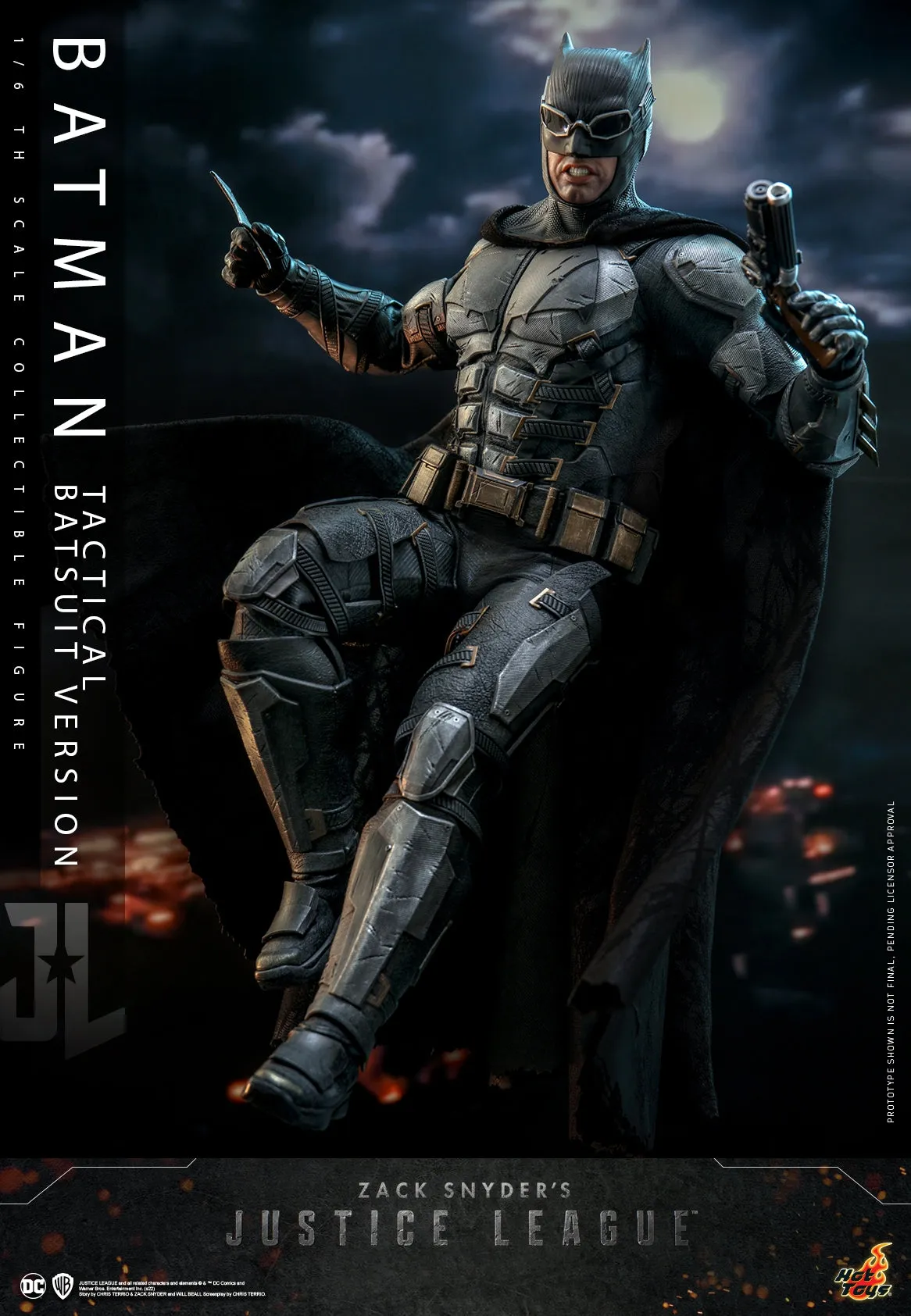 Hot Toys - TMS085 - Zack Snyder's Justice League - 1/6th scale Batman (Tactical Batsuit Version) Collectible Figure