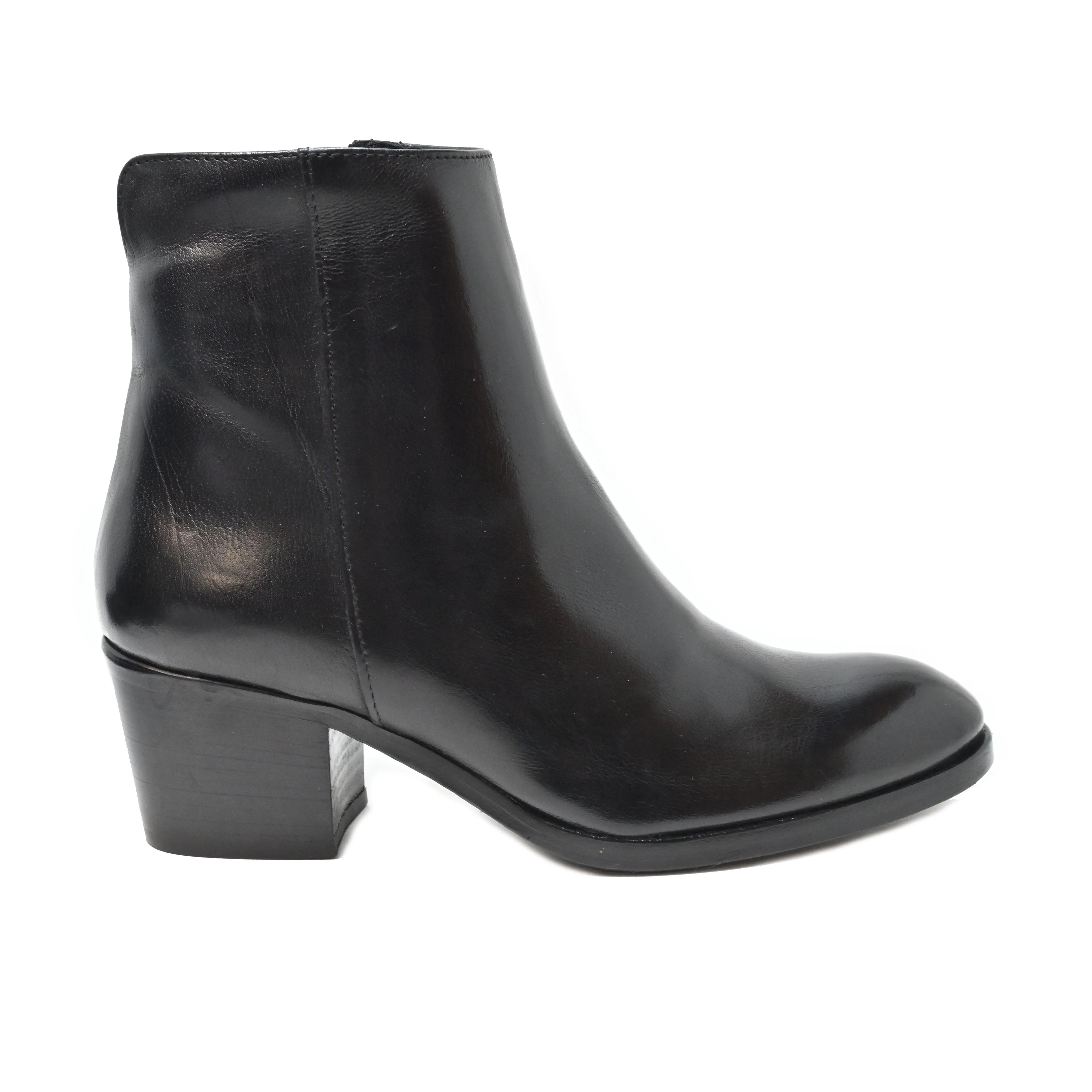 IDA 01 - ankle boots leather BLACK