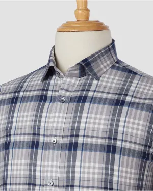 Japanese Fountain Flannel Checked Shirt