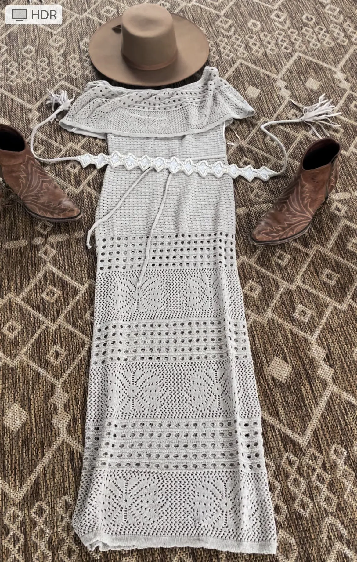 Knit maxi dress