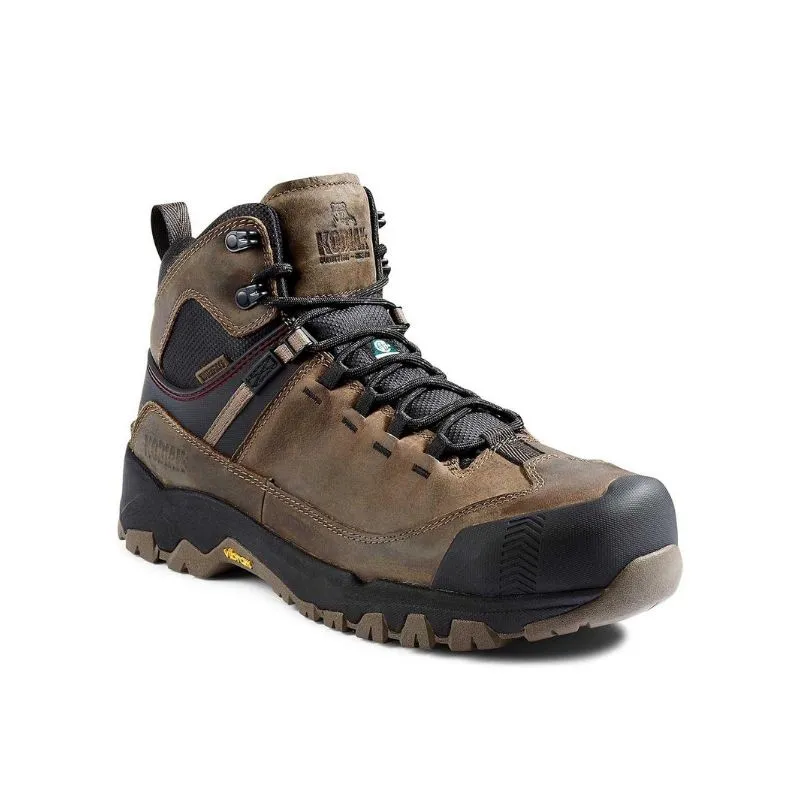 Kodiak Quest Bound Mid Men's 6 Inch Waterproof Composite Toe Work Boot KD0A4TELA62 - Brown