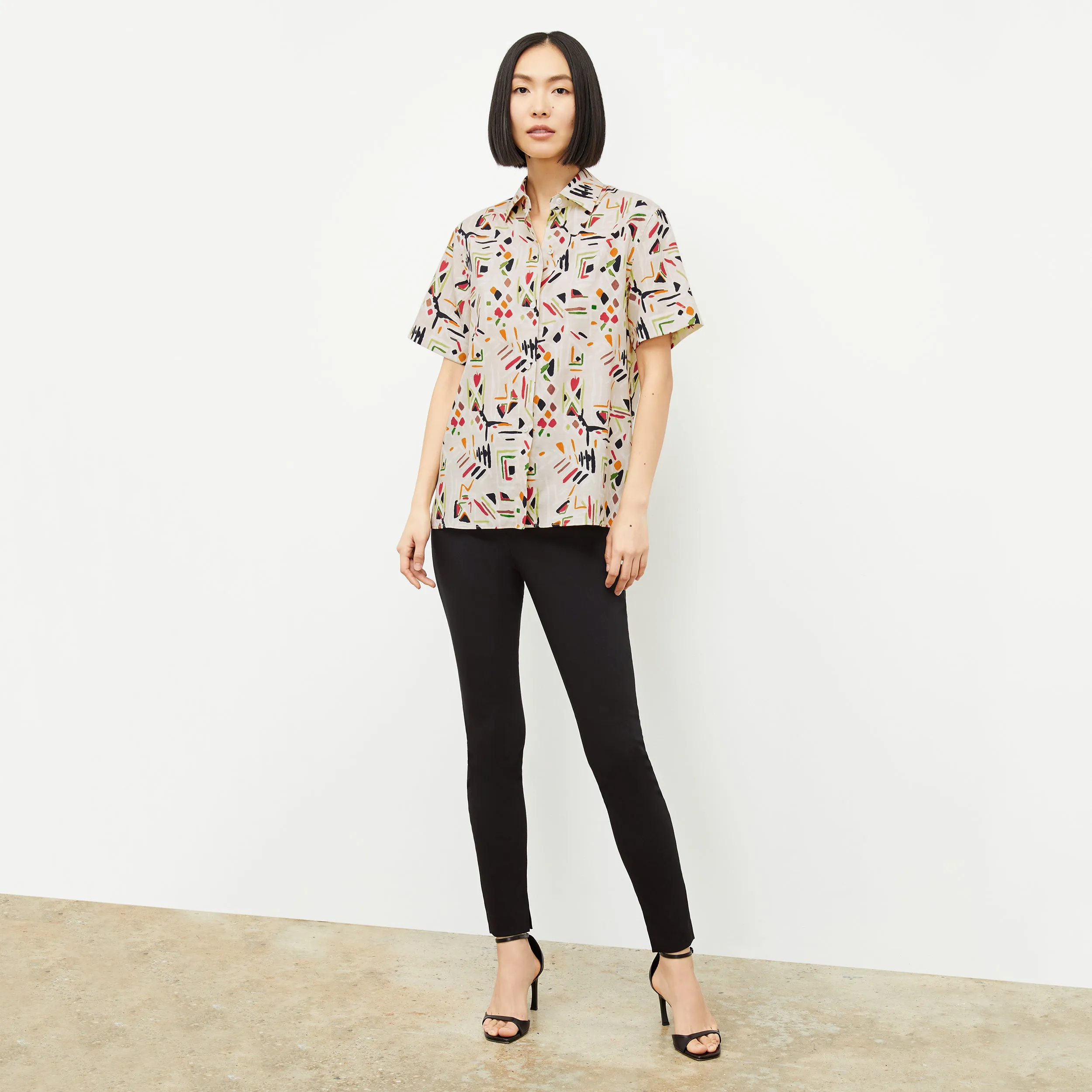 Livingston Shirt - Airy Cotton :: Rhythm Print