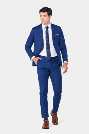 Medium Blue 2 Button Suit