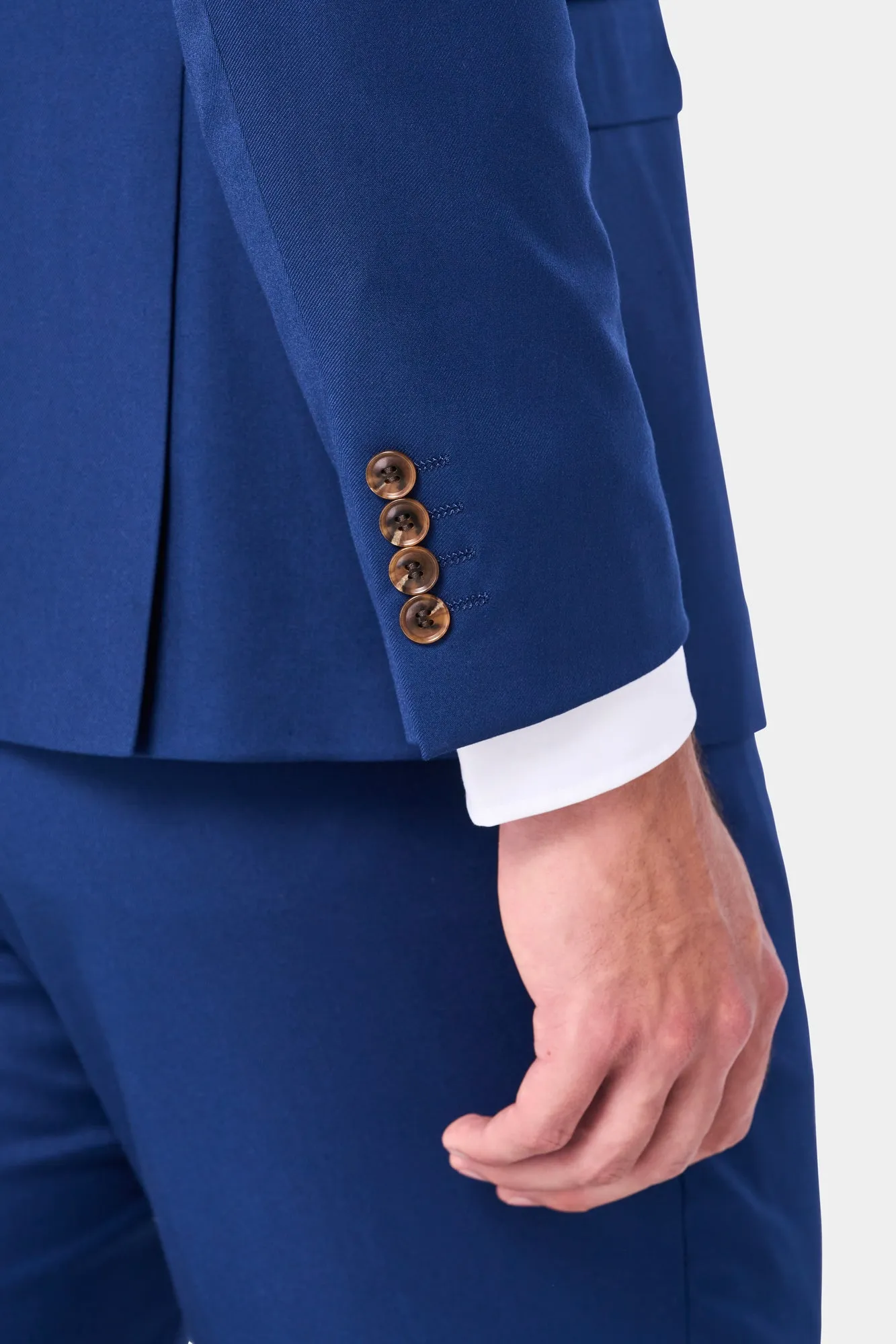 Medium Blue 2 Button Suit