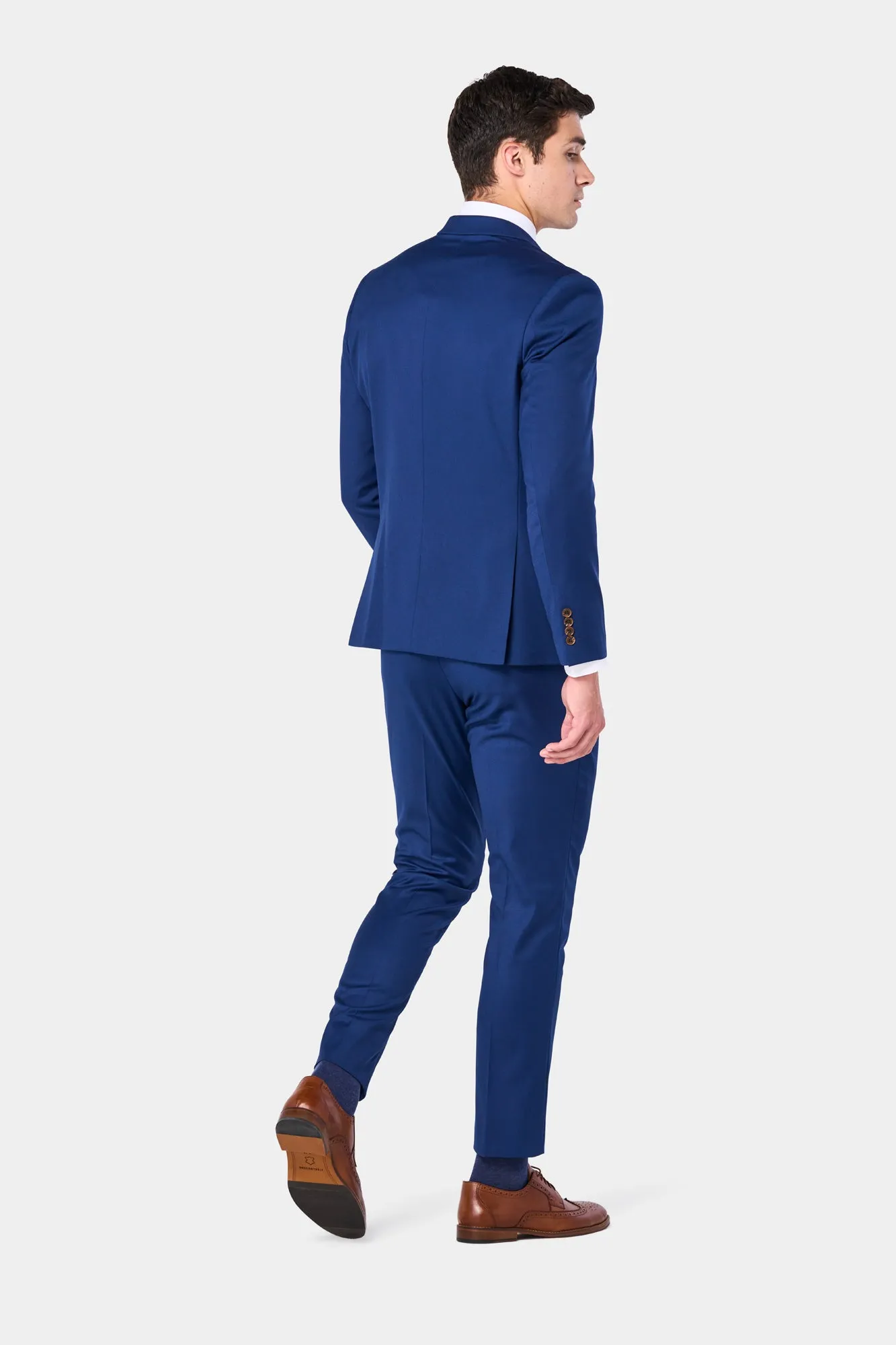 Medium Blue 2 Button Suit