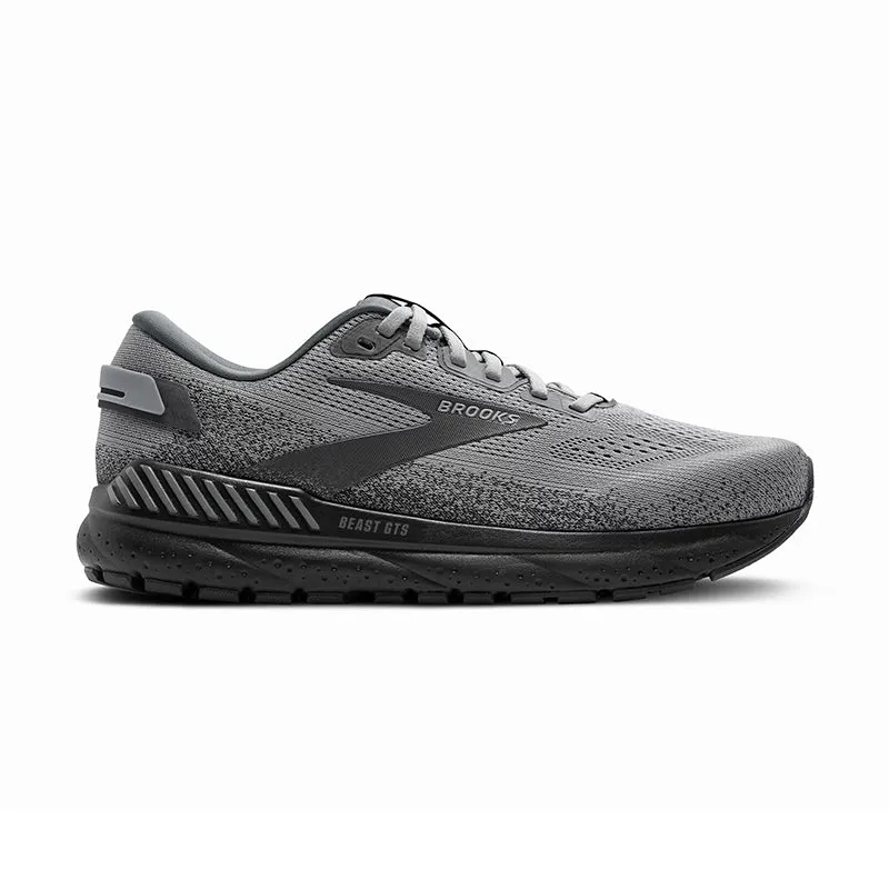 Mens Beast GTS 24 Running Shoes - Primer Grey/Ebony | High-Performance Stability Sneakers