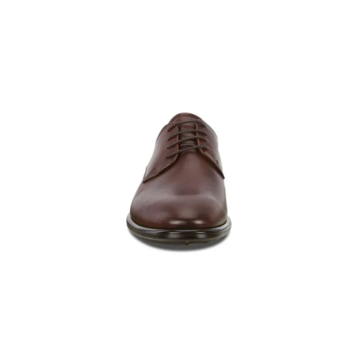 Mens Ecco City Tray Plain Toe Cognac