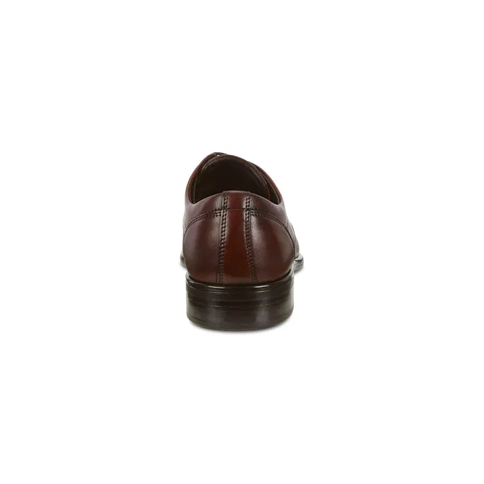 Mens Ecco City Tray Plain Toe Cognac