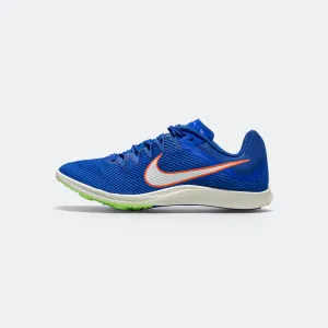 Mens Zoom Rival Distance - Racer Blue/White-Lime Blast