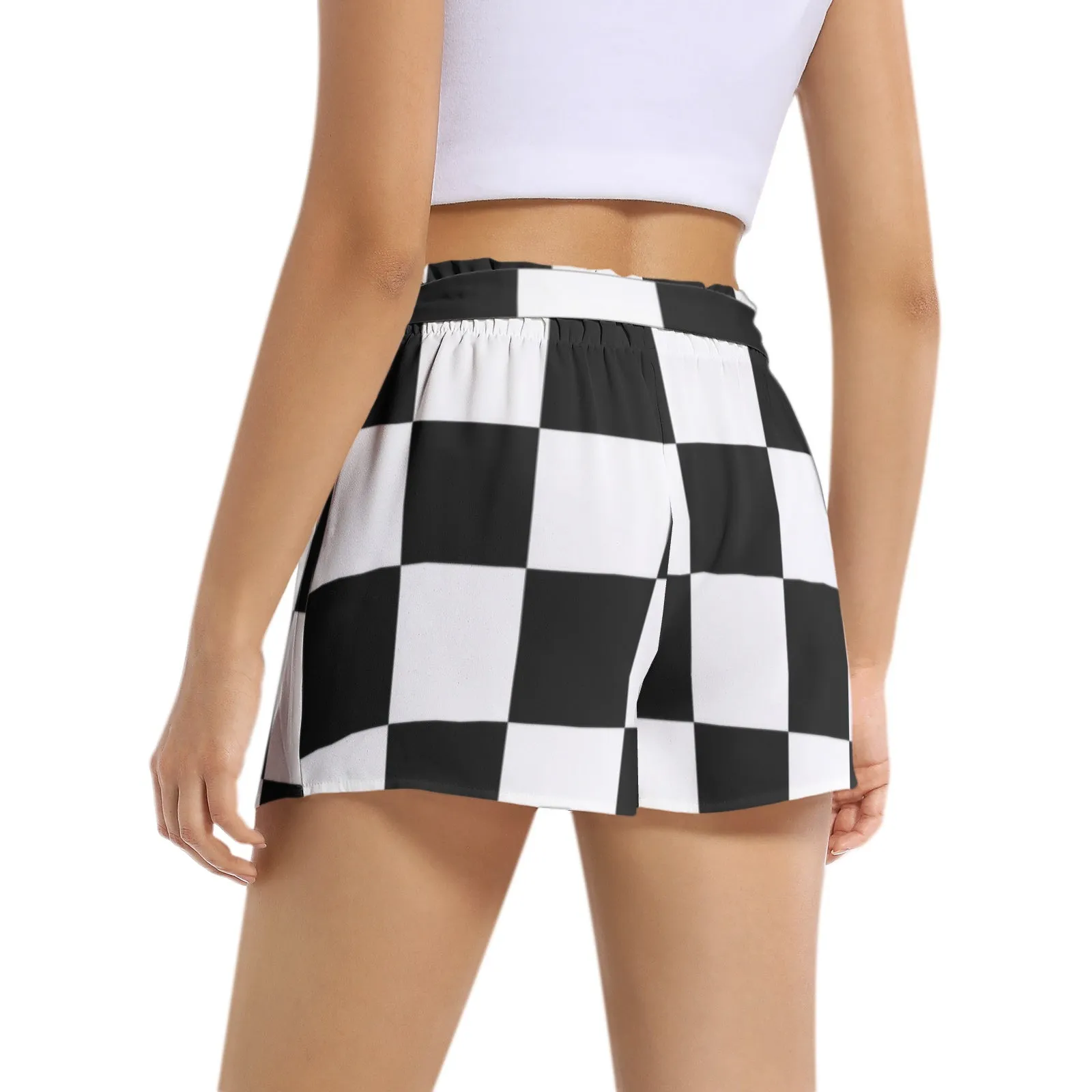 Piebald Pixels Women's Belted Short