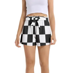 Piebald Pixels Women's Belted Short