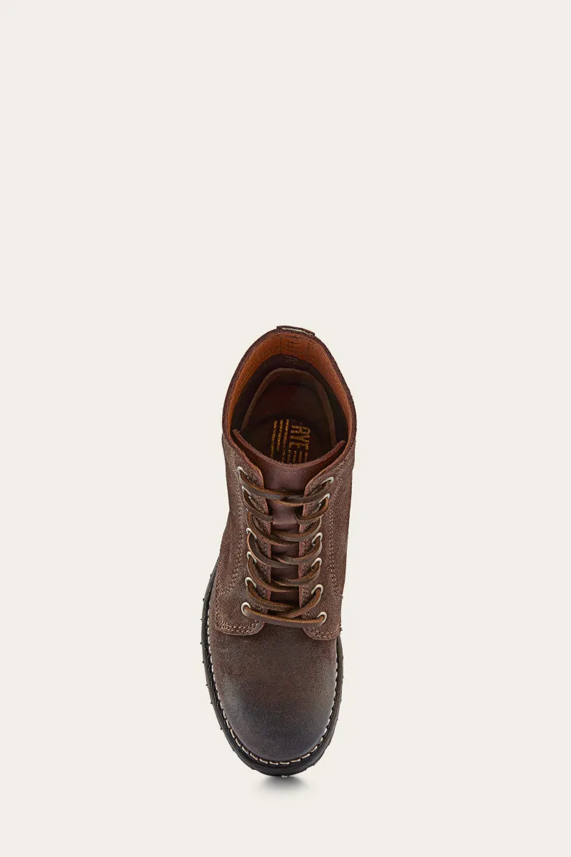 Sabrina 6G Lace Up-Dark Brown-LTP