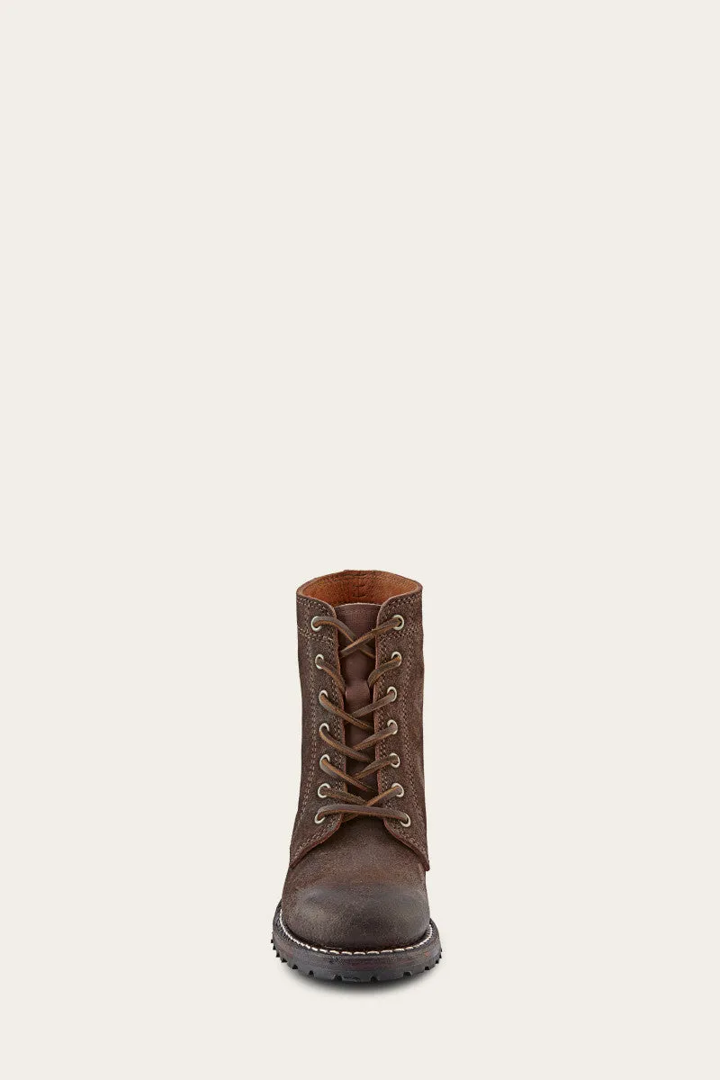 Sabrina 6G Lace Up-Dark Brown-LTP