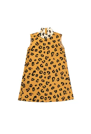 Sleeveless Mod Dress - Cheetah