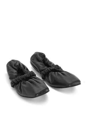 Soft Square Toe Scrunchie Ballerina S1890