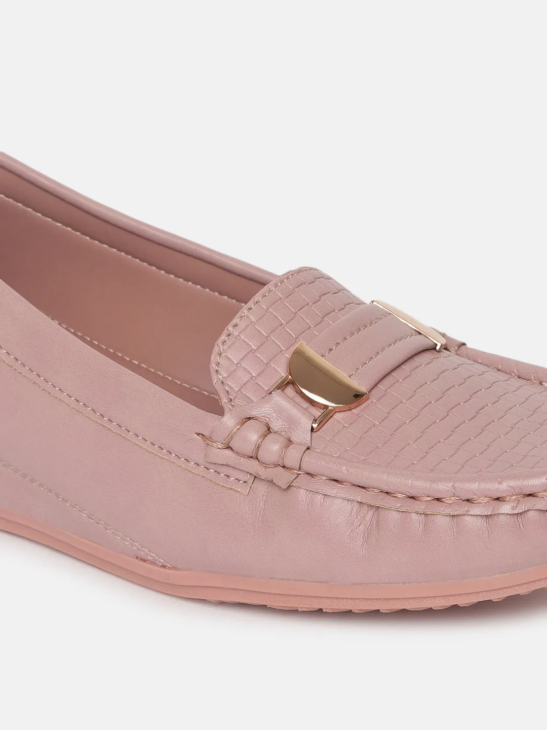 Textured Loafers