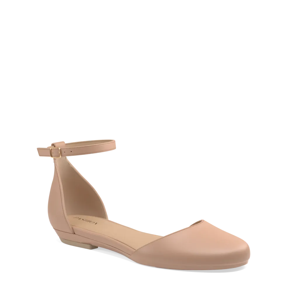 The Jocelyn - Latte Leather 3 Stiletto