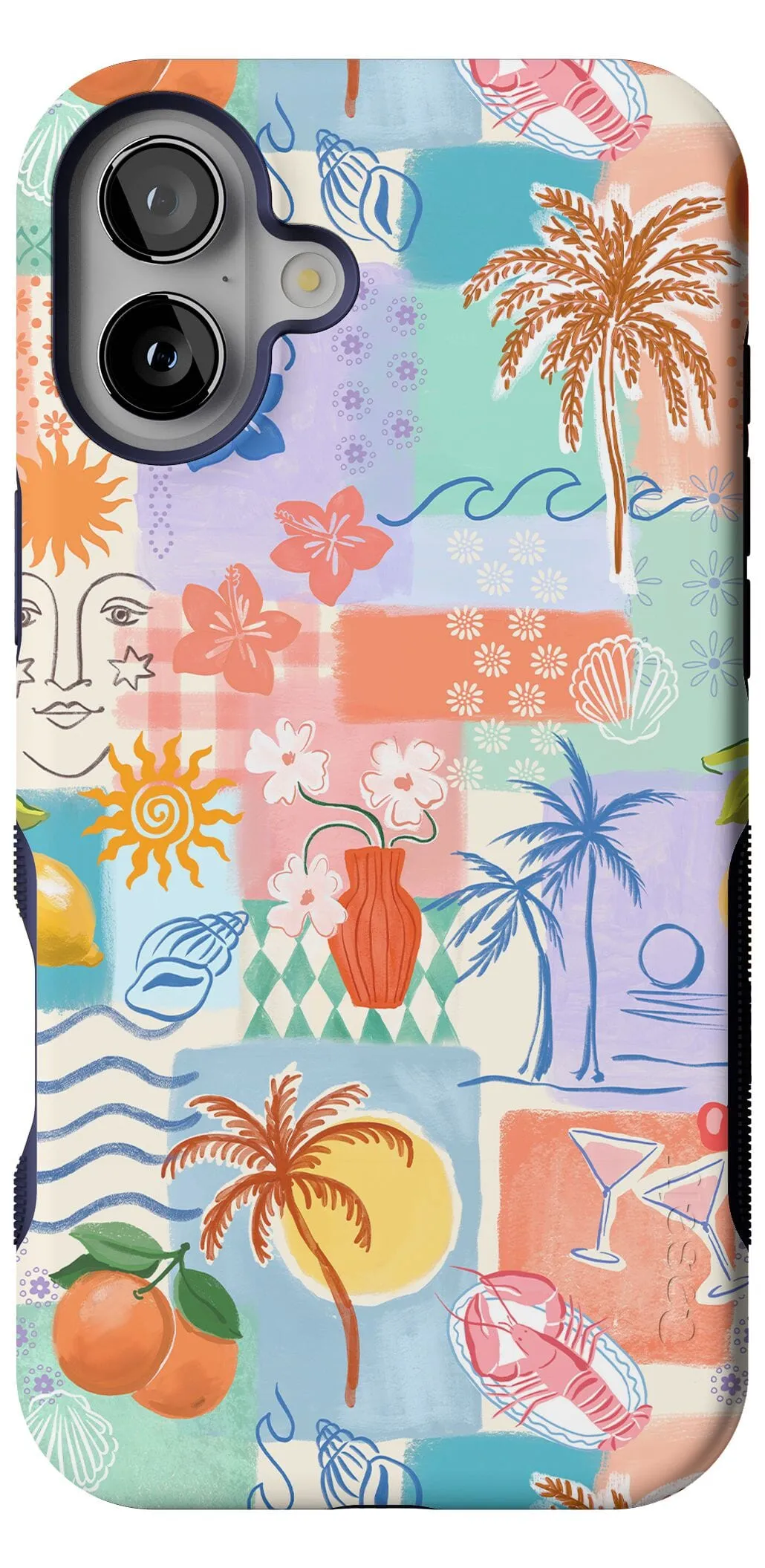 Tropical Heat | Beachy Collage Case