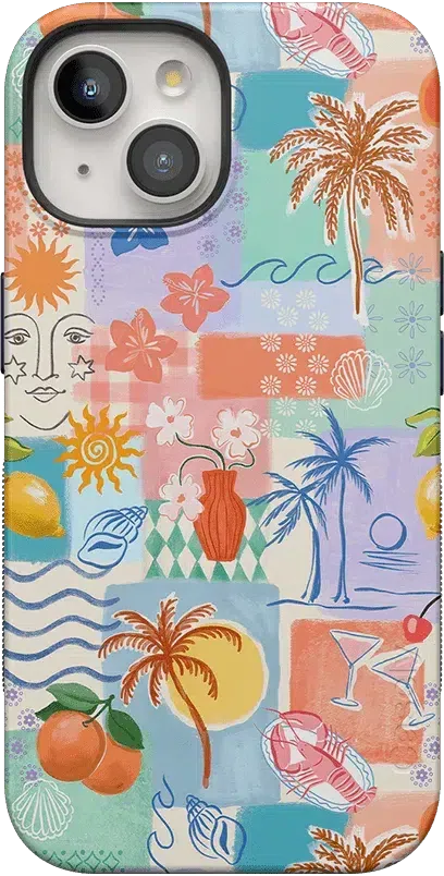 Tropical Heat | Beachy Collage Case