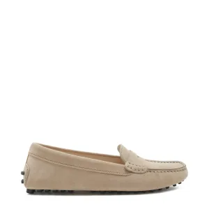 Vendôme Marie beige suede moccasins