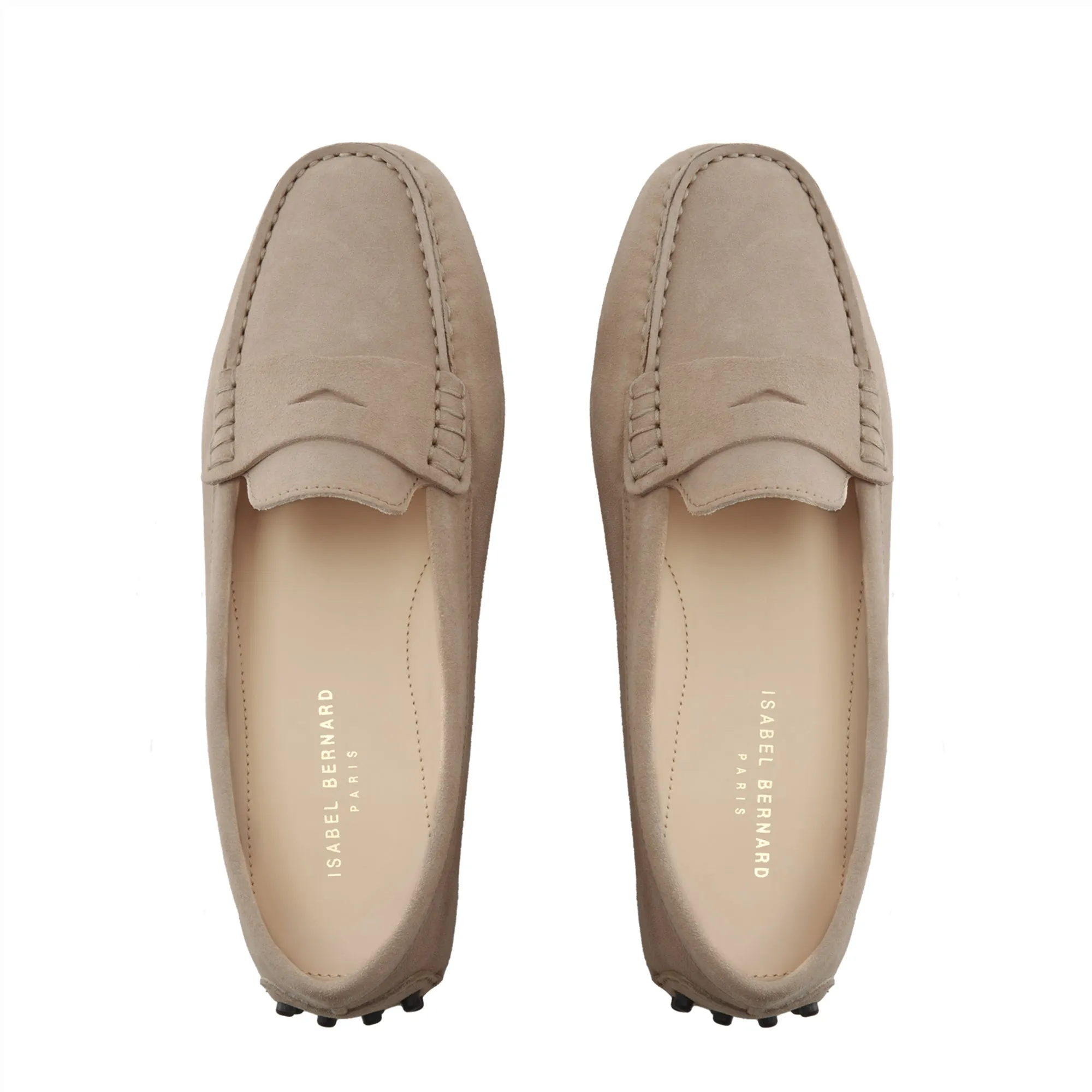 Vendôme Marie beige suede moccasins