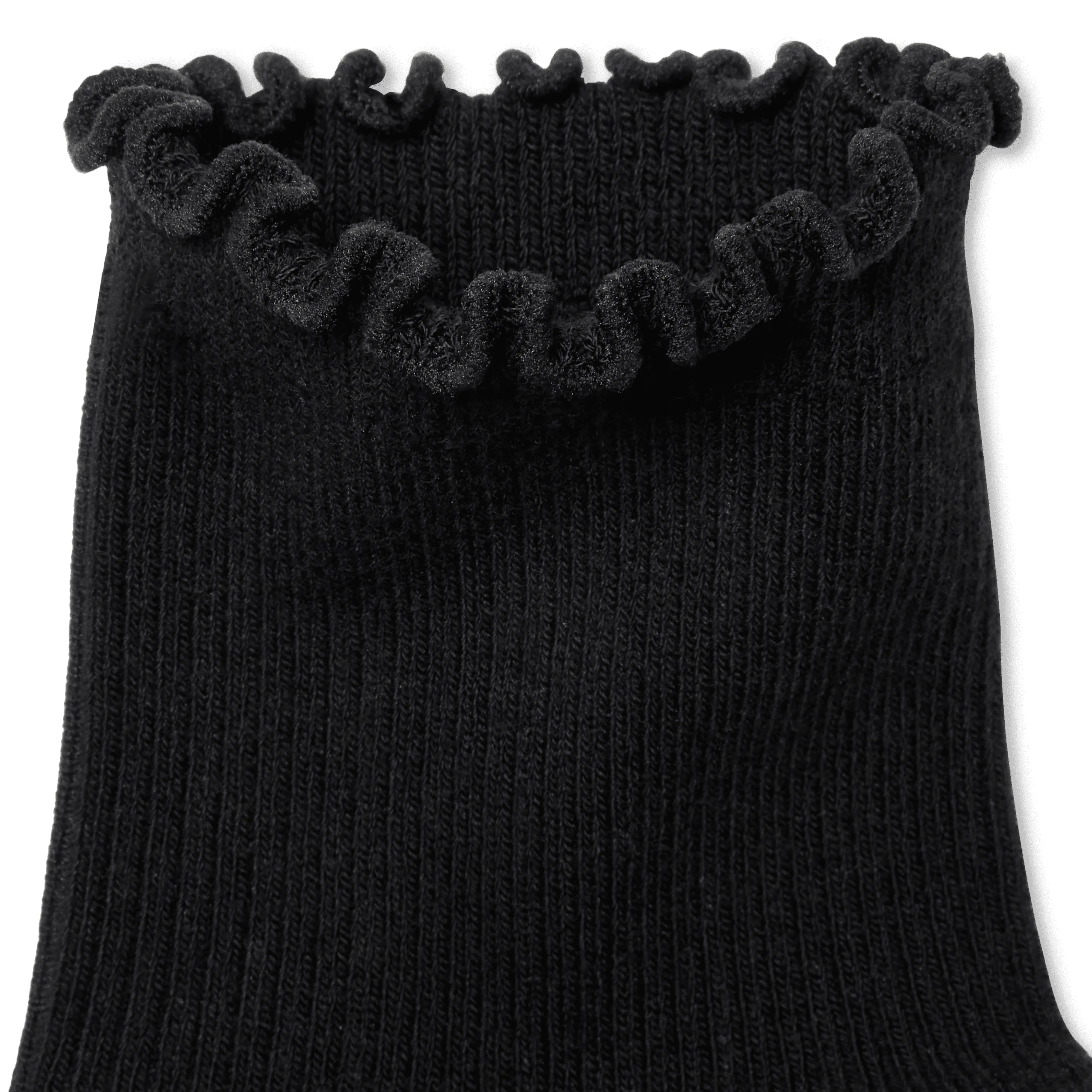 Women's Frilly Rib Quarter Socks